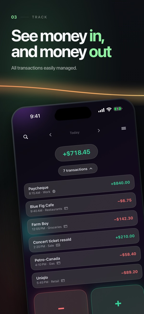 Pocket PnL screen 3